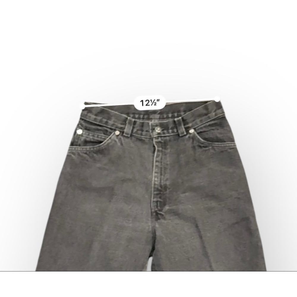 Vintage 80s/90 Levi’s 505 Women’s Gray Wash Jeans Made in USA Straight Leg Sz 11 - Picture 2 of 7